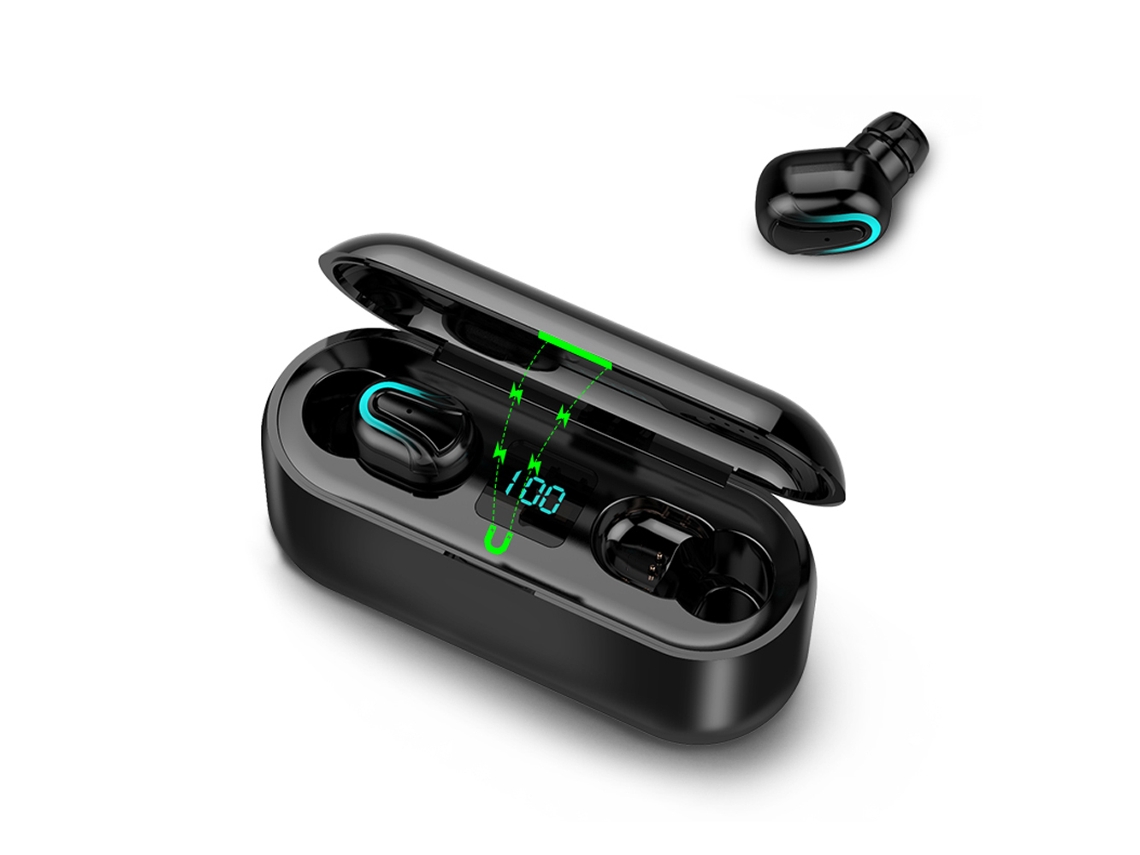 Auriculares Estéreo Inalámbricos Portátiles Bluetooth 5.0 Resistentes Al Agua Con Micrófono Dual Para Smartphones