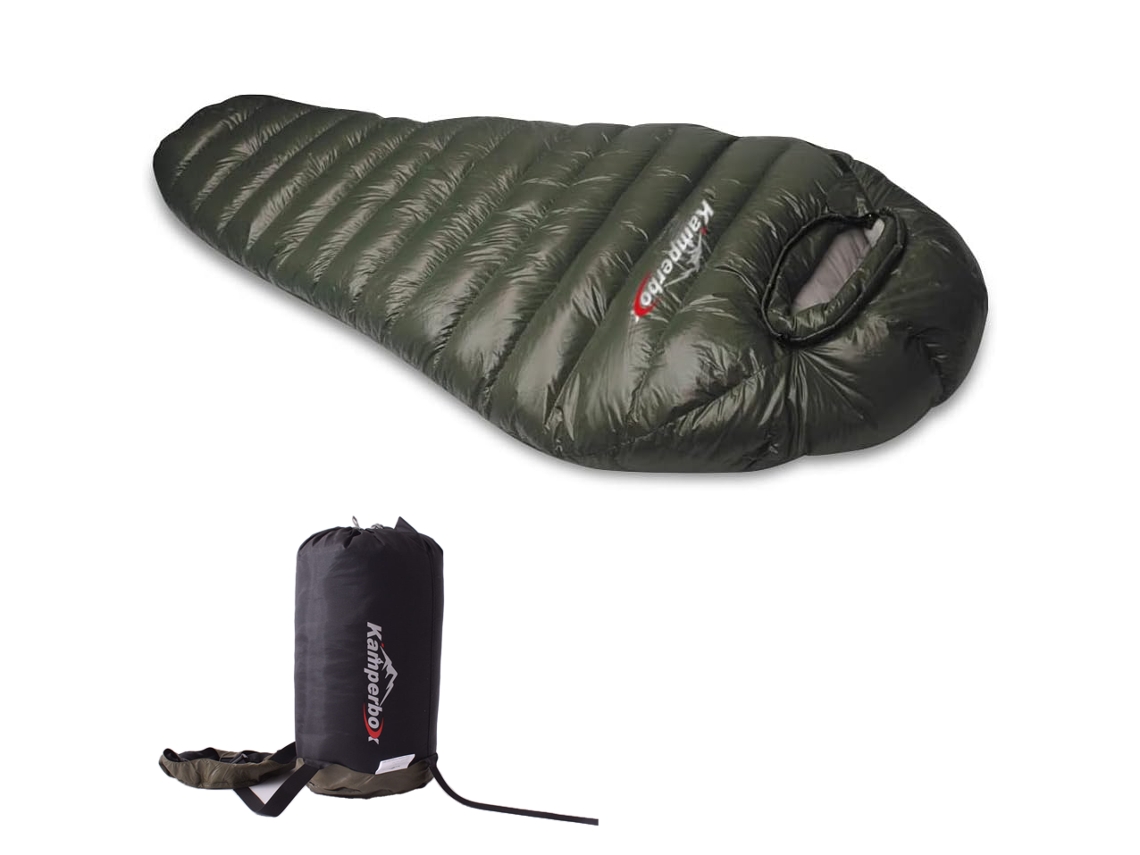 Saco De Dormir Cómodo Kamperbox 600 Para Invierno Saco De Dormir De Plumón Para Bajas Temperaturas Equipo De Camping Saco De Dormir Ligero