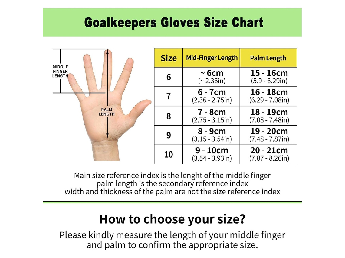 Guantes De Fútbol De Portero Con Agarre Firme, Tallas 6-10, Para Niños, Jóvenes Y Adultos.