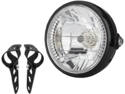 Faros Delanteros Redondos Halógenos H4 Duradero Para Motocicleta Bicicleta