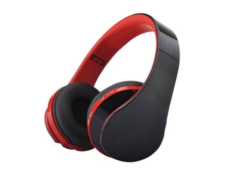 Auriculares Bluetooth Sobre la oreja con micrófono Plegable y liviano Modo Mp3 y radio FM para teléfonos celulares Laptop TV