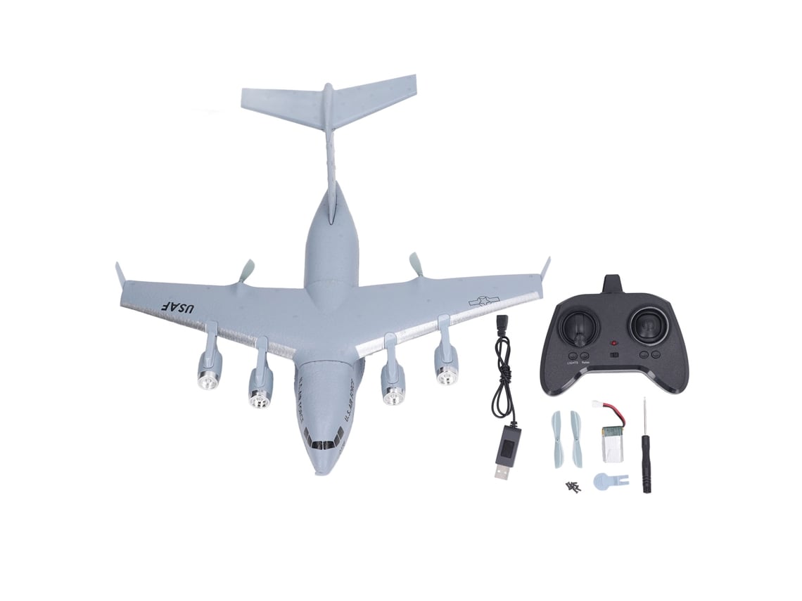 Brinquedo De Avião Controle Remoto Espuma Rc Com Voo Estável E Resistência A Colisões Para Crianças