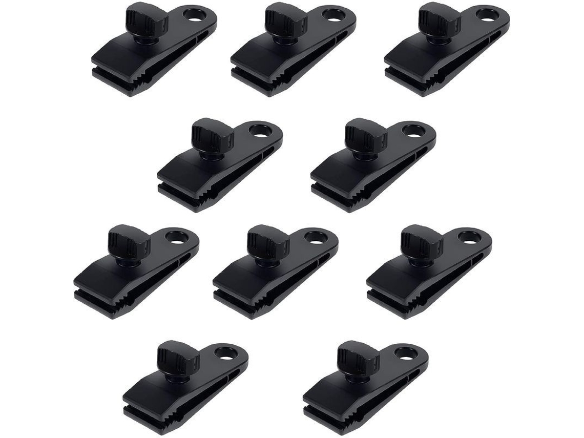 2026-47891-10 Clips De Lona Multifunción Seguros Para Camping Caravana Toldos Toldos Jardín Y Cubiertas De Tela