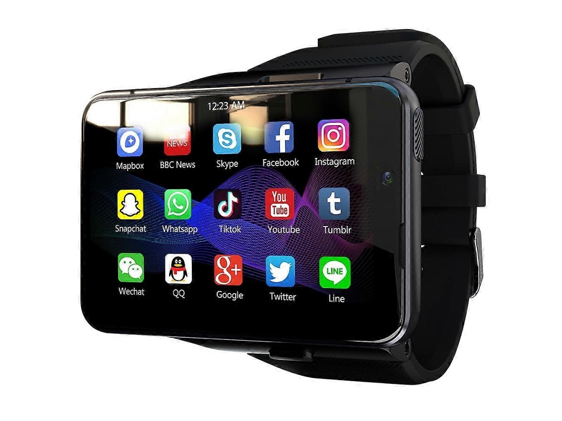 Reloj inteligente Lokmat Appllp Max 4G, pantalla de 2,88 pulgadas, procesador de cuatro núcleos MTK6761, 4 GB + 64 GB, Android 9.0, GPS, monitorización de frecuencia cardíaca.