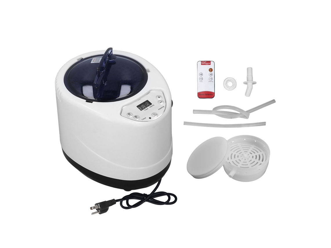 Generador de vapor para sauna 3L 1000W Control remoto 110V