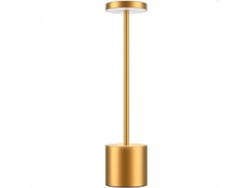 Lâmpada Led Sem Fio Lâmpada Portátil De Bateria Recarregável Usb Com Economia De Energia Brilho De Nível 2 Mesa De Cabeceira De Liga De Alumínio De