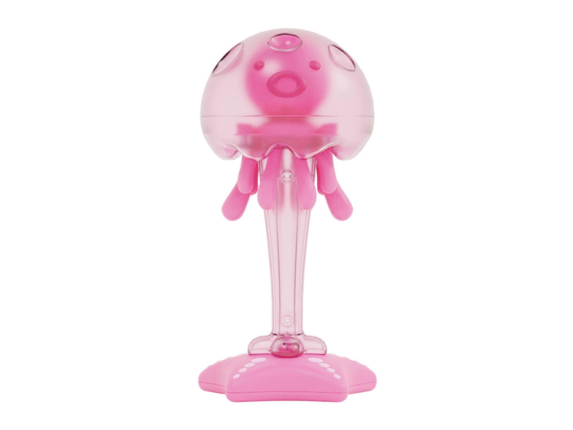 Sonajero para bebés con forma de medusa, luz suave, música y apagado automático - Ideal para bebés inquietos y con problemas para dormir - Morado - Rosewell