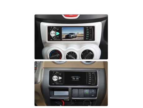 Radio de coche fm estéreo reproductor de audio bluetooth[Con Cámara De 4 Led]
