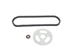 2026-kit Cadena Piñón T8f 44t 3h 10t 10h 88 Eslabones Aluminio Acero Moto Atv Bicicleta Diy
