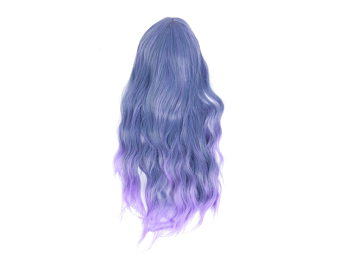 Peluca Sintética Para Fiestas De Mujer - 60cm, Natural, Transpirable, Para Halloween Y Uso Diario