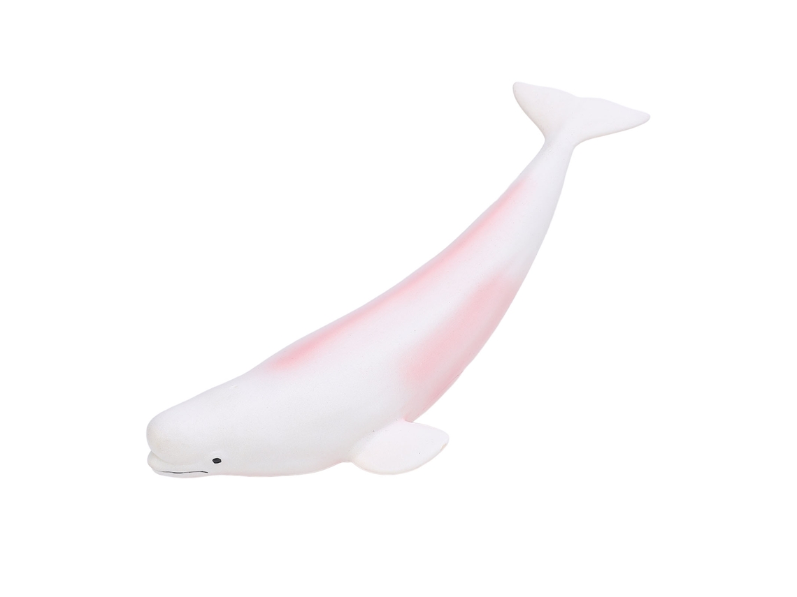Figura de ballena blanca simulada de Ats, modelo de escultura, figura de animal marino, juguete educativo para niños L
