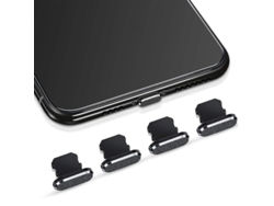 4 Tapones Antipolvo Compatibles Con Iphone, Protegen El Estuche De Carga.