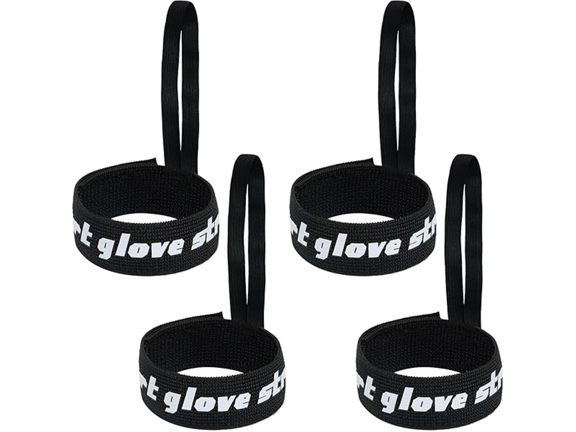 Juego De Cuatro Cordones Para Guantes De Esquí, Elásticos, Para Snowboard Al Aire Libre, Para Evitar Que Se Pierdan
