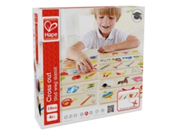 Juego educativo Hape Cross Out: un juego colorido para toda la familia.