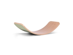 Tabla de Equilibrio WOBBEL (Madera - Verde - 90 x 30 cm)