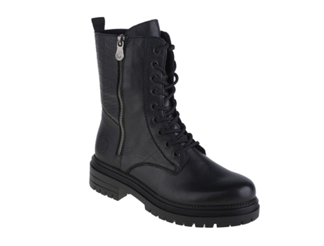 Zapatos de Mujer RIEKER Booties Piel Negro (36)