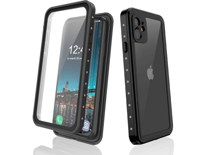 Funda iPhone 11 PHONESHIELD Aquaproof IP68 Negro