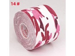 (camuflaje Rosa 3,8 Cm X 5 Cm) Parche Elástico Musculoesquelético Para Aliviar El Dolor De Rodilla Por Esguinces Y Distensiones.
