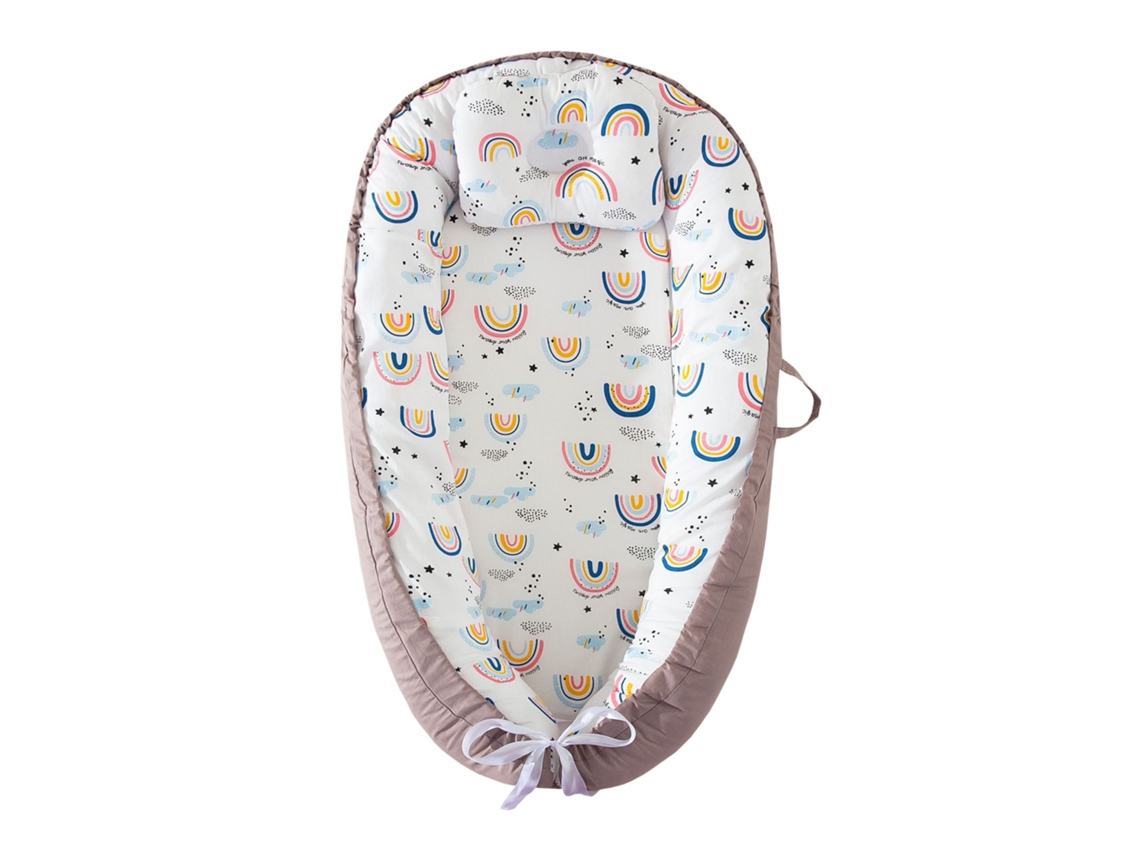 Conjunto Nido Para Bebé 85x55x15 Cm Con Inserto Y Almohada Removibles, Manta De Confort Para Recién Nacidos, Digitallab