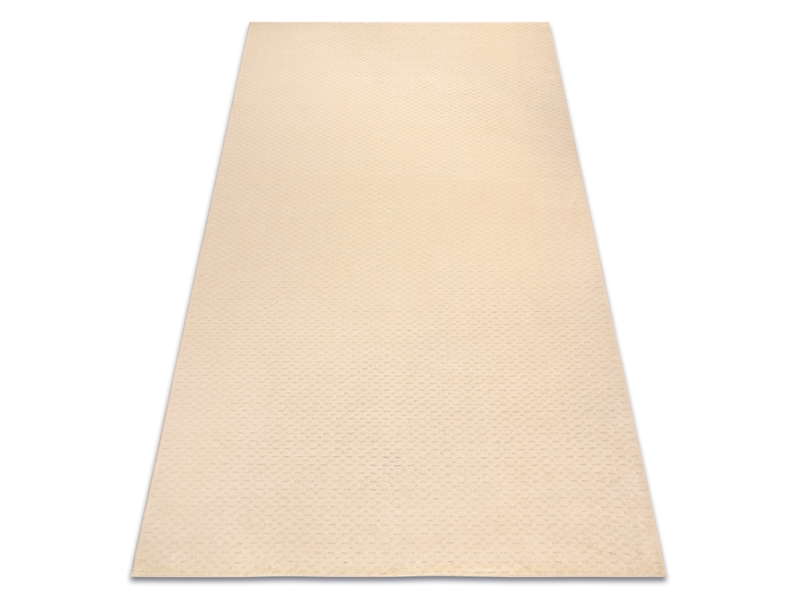 Alfombra De Lana Textura 488.07.la100 Osta - Patrón De Tejido Estructural Crema