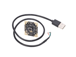 Módulo de cámara de 12 MP sin distorsión con micrófono integrado y enfoque automático para uso industrial.