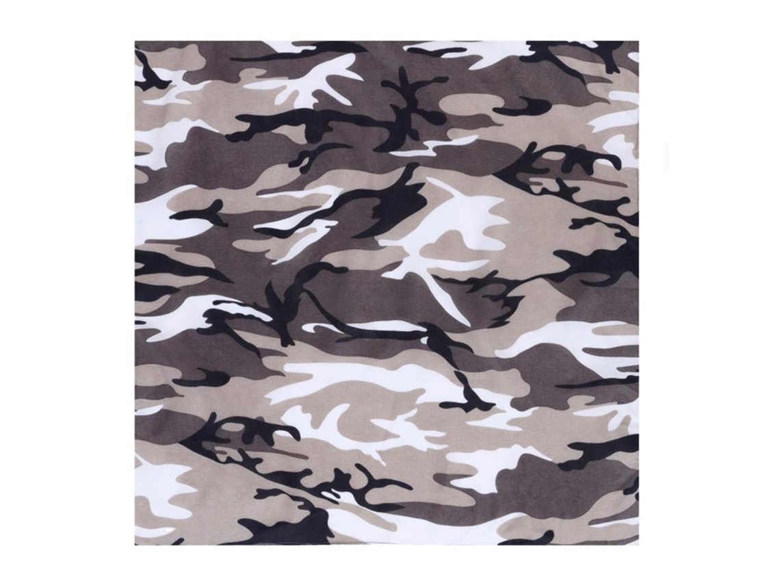 Bandana Camuflaje gris de 54x54 cm