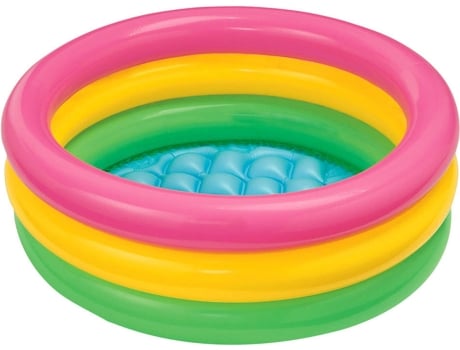 Piscina Hinchable para Bebés INTEX Sunset Multicolor (56 L - 86x25cm)