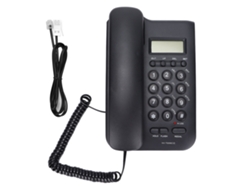 Teléfono Kxt5006cid Para Oficina En Casa/hotel Con Identificador De Llamadas, Extensión Pequeña, Inalámbrico, Semi Manos Libres, Negro.