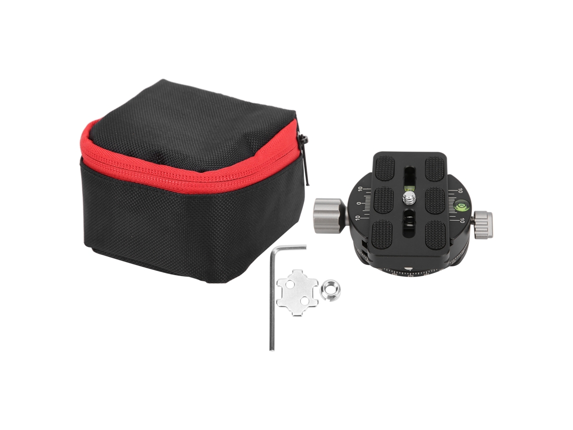 Placa De Apoyo Rápido Para Cámara Con Ajuste De Indexación Pan-02, Base Rotatoria 360° Para Fotografía Panorámica