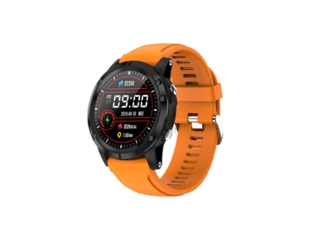 Pulsera Deportiva T5 para medición Dearterial Rastreador de ejercicios a prueba de agua Monitor de ritmo cardíaco Podómetro Negro Naranja