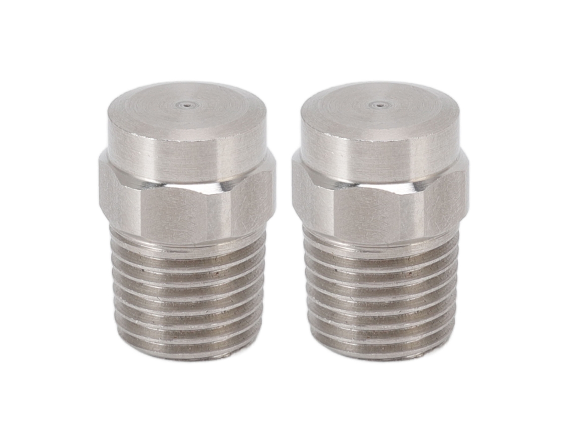 2 Boquillas Pulverizadoras De Acero Inoxidable 304 Con Rosca G1/4 Para Riego Y Atomización De Jardines.