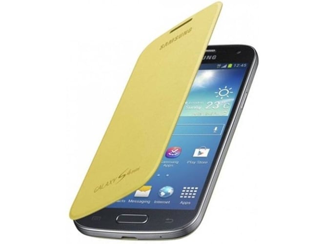Funda flip SAMSUNG galaxy s4 mini Amarillo