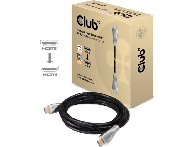Cable HDMI CLUB3D (HDMI)