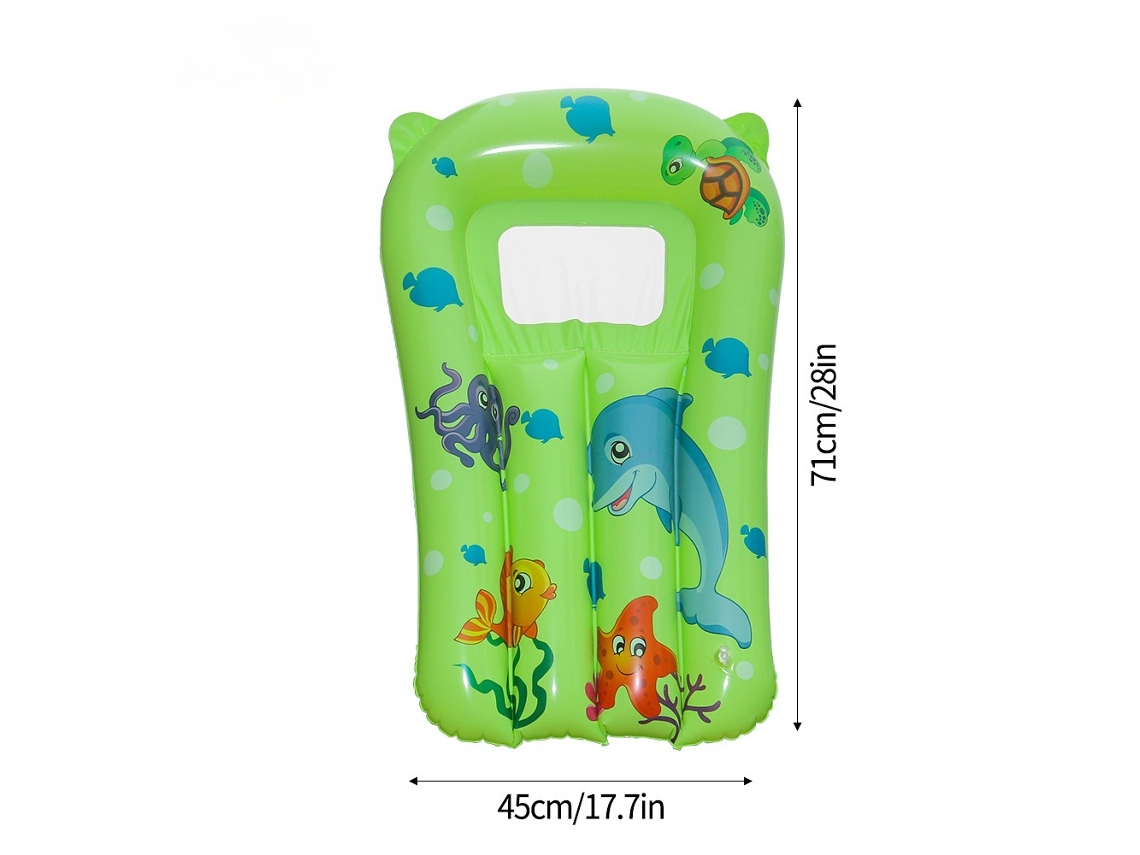 Tabla De Paddle Surf Hinchable Para Niños, 75 X 50 Cm, Soporta Hasta 100 Kg, Digitallab Verde
