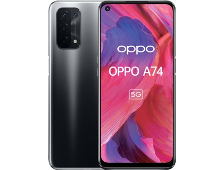 Smartphone OPPO A74 5G (6.5'' - 6 GB - 128 GB - Negro)