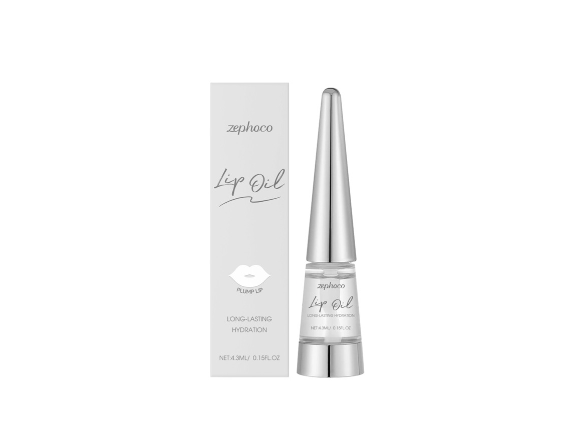 Aceite labial nutritivo, de larga duración, para uso diario.
