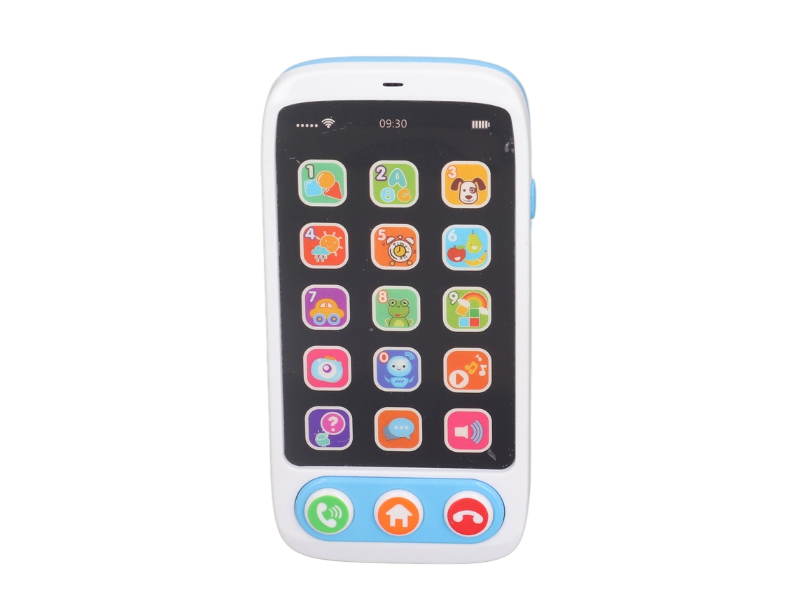Ats-juguete Teléfono Para Bebé Multifunción Smart Educativo 5 Modos Con Música Y Luces Regalo Juguete Teléfono Falso Para Niños Pequeños