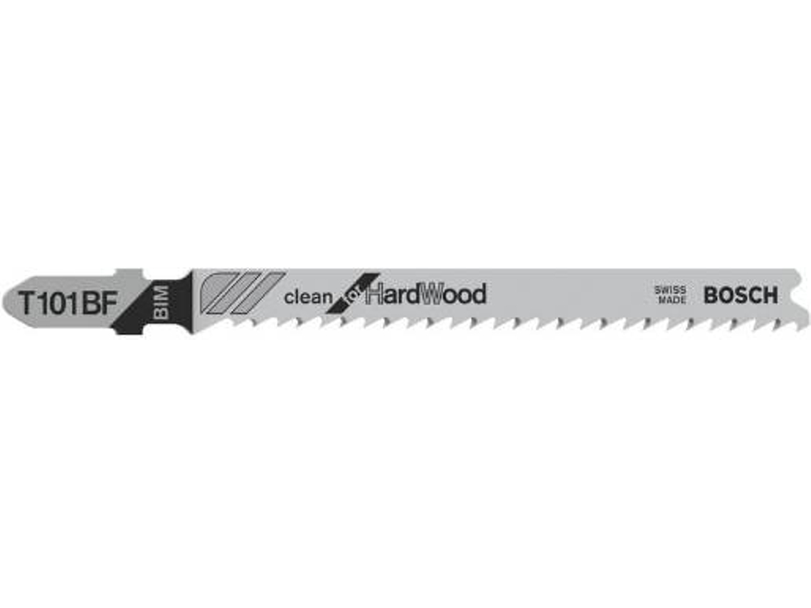 Hoja de Sierra de Calar BOSCH T 101 Bf Clean para Hard Madera