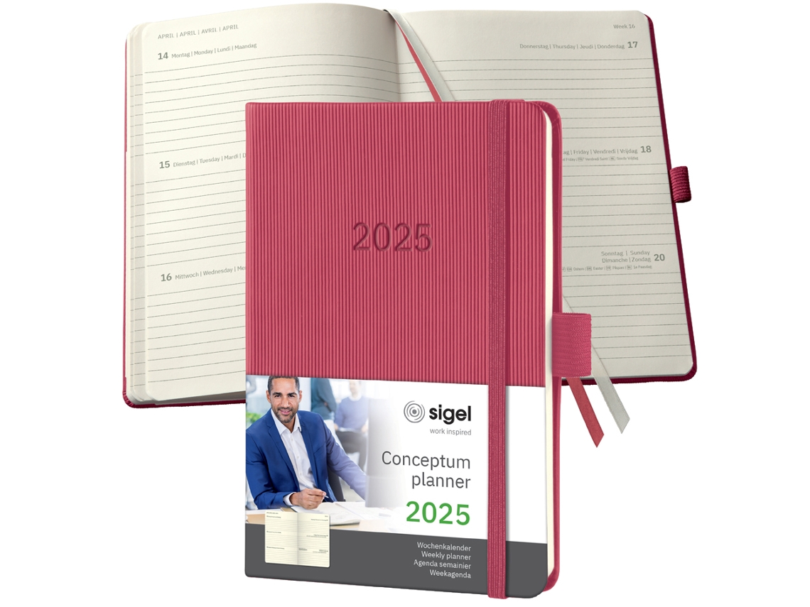 Calendario de Bolsillo SIGEL Conceptum 2025 Aprox.