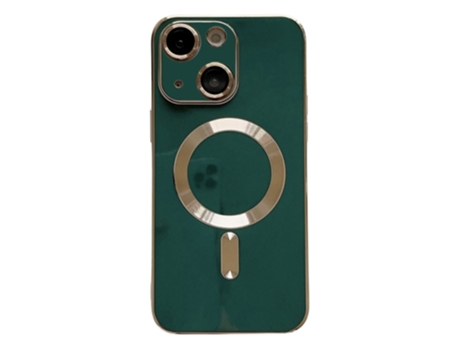 Lente para Telefono Mobile Phone Cases Magsafe Plating With para iPhone 13 Piel Sintética