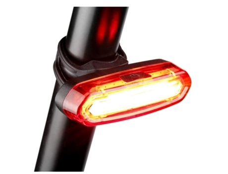 Luz trasera para bicicleta Luz trasera para bicicleta Usb recargable Cob Led Luz trasera para bicicleta Modos de luz - Negro ENZONS