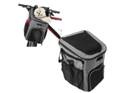 Cesta Bicicleta Para Cães Porta-bicicletas À Prova D'água P/ Animais Mochila Frontal Removível C/ Bolsos