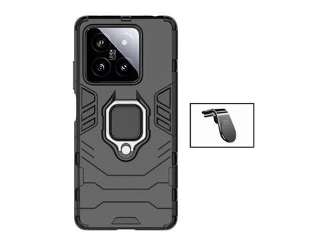 Funda Carro Proteção Militar para Xiaomi Xiaomi 14 GIFT4ME Negro