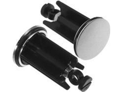 Tapones metálicos para fregadero. Accesorios duraderos e inodoros. Aptos para su instalación en baños y cocinas.