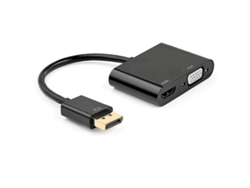 Cabo Adaptador Displayport Hdmi 4K e Vga Fhd M/F 0.15M