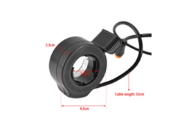 Acelerador De Pulgar Impermeable Para Bicicleta Eléctrica, Para Mano Izquierda Y Derecha. Accesorios Para Bicicletas Eléctricas.
