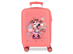 Disney Maleta De Cabina Abs Rígida Loving Life Rosa