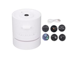 Projetor De Estrelas Com Alto-falante Bluetooth 6 Lâminas Temporizador Ângulo Ajustável