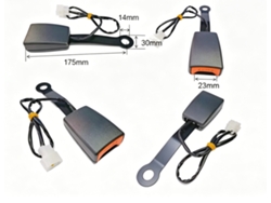 Hebilla De Cinturón De Seguridad Para Automóvil De 173 Mm Para Uso General.