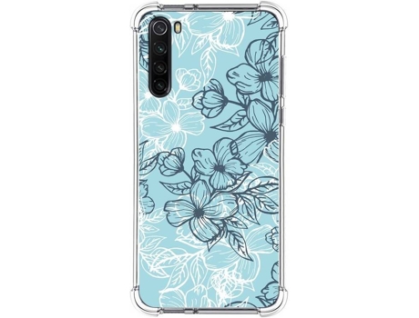Carcasa Xiaomi Redmi Note 8 (2019/2021) TUMUNDOSMARTPHONE Dibujos Antigolpes Flores 03 Multicolor